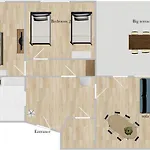 Superhosts Zentrum - Parkplatz - Terrasse - King-Bett - Netflix