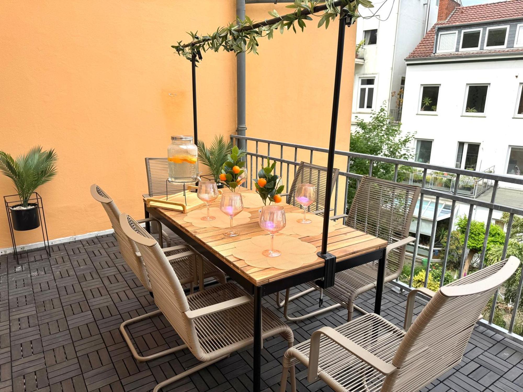 Appartement Superhosts Zentrum - Parkplatz - Terrasse - King-bett - Netflix Bremen