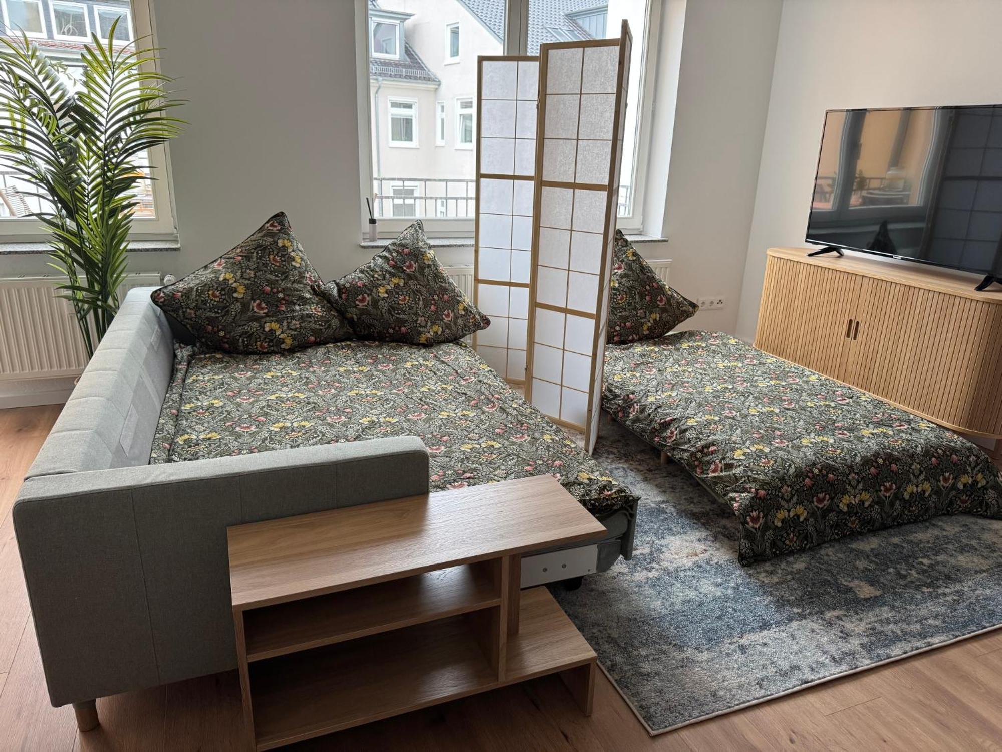 Appartement Superhosts Zentrum - Parkplatz - Terrasse - King-bett - Netflix